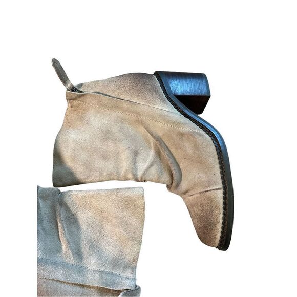 Sbicca Millie Women's Suede Leather Booties in Beige - Picture 5 of 16